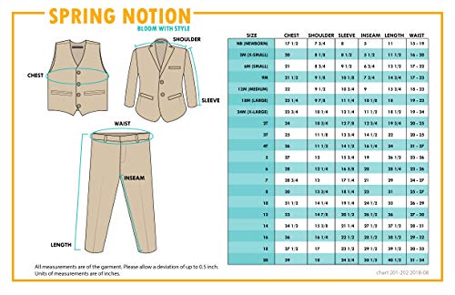 Spring Notion Boys' Formal Black Suit Set, Size 8 Spring Notion Boys' Formal Black Suit Set, Size 8